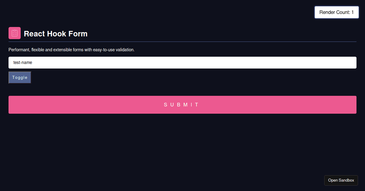 React hook form submit. React hook form submit