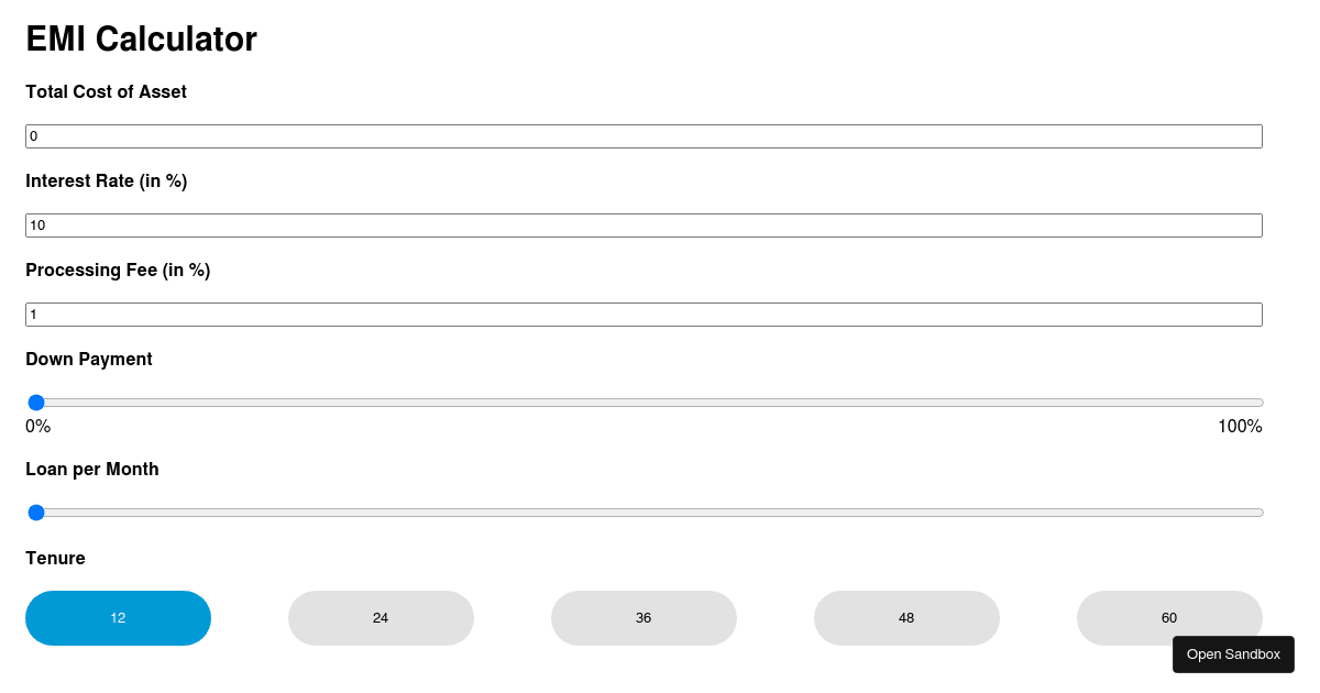 react - Codesandbox