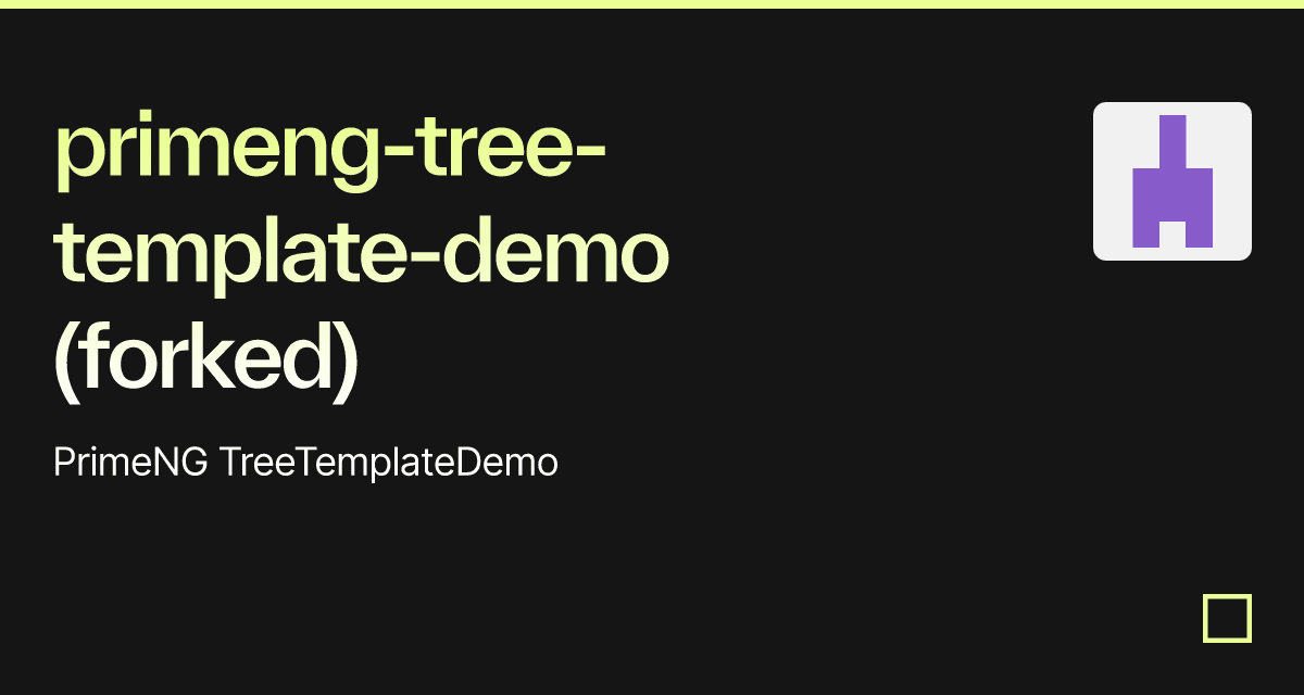 primeng-tree-template-demo (forked) - Codesandbox