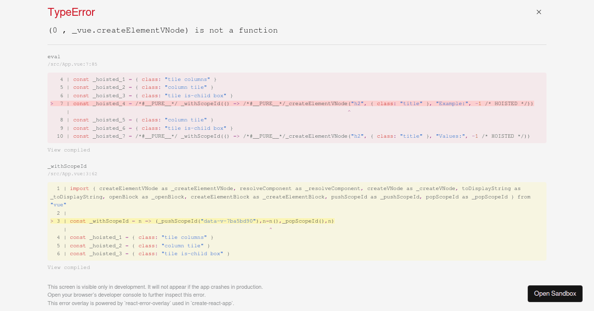 Vue Hooks Form Demo (forked) - Codesandbox