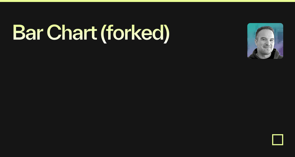 Bar Chart (forked) - Codesandbox