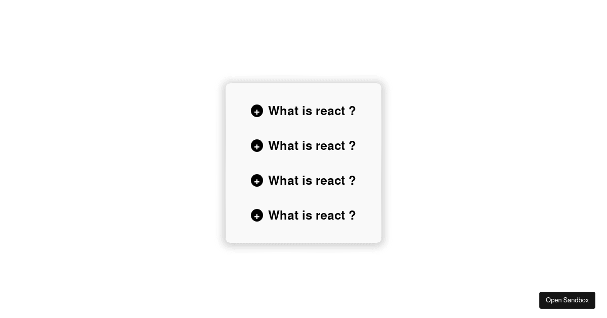 react - Codesandbox