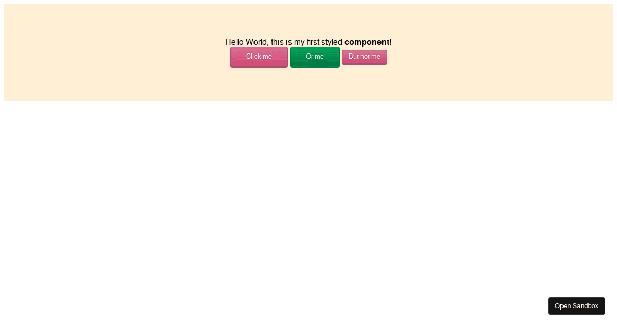 Styless advanced - parcel (forked) - Codesandbox