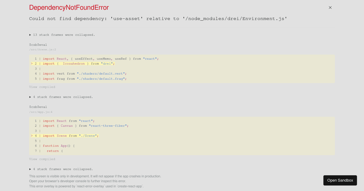 r3f-dissolve-shader (forked) - Codesandbox
