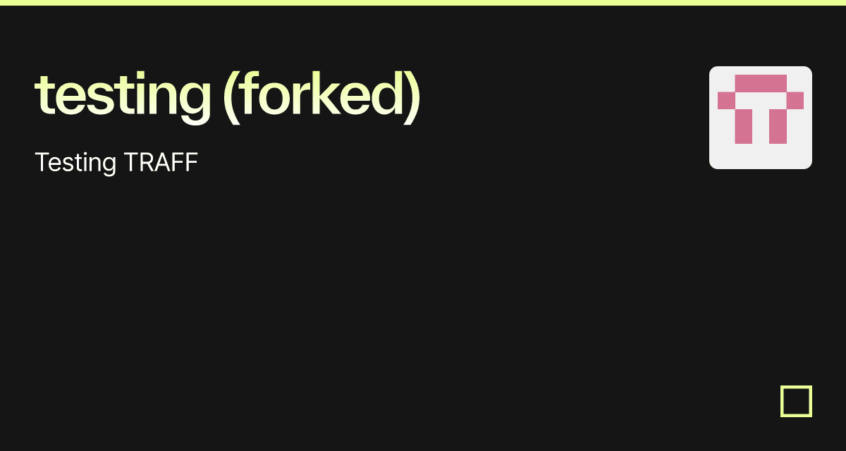 testing (forked) - Codesandbox