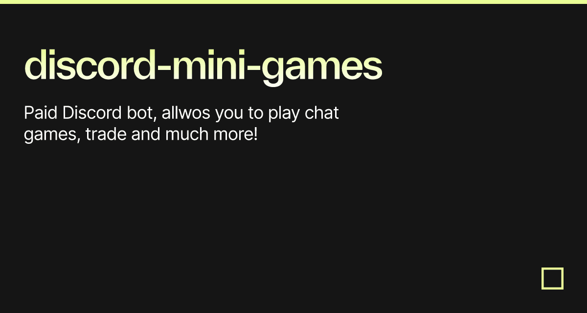 discordminigames Codesandbox