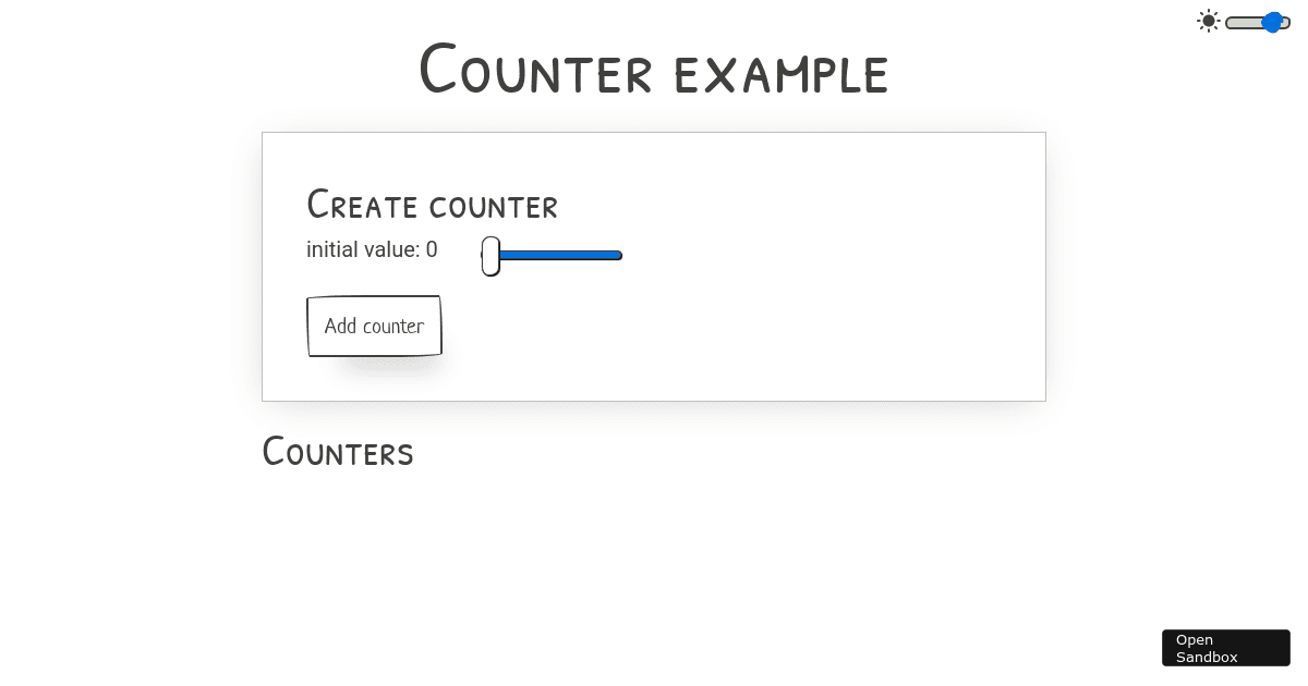 @examples-action-listener/counter - Codesandbox