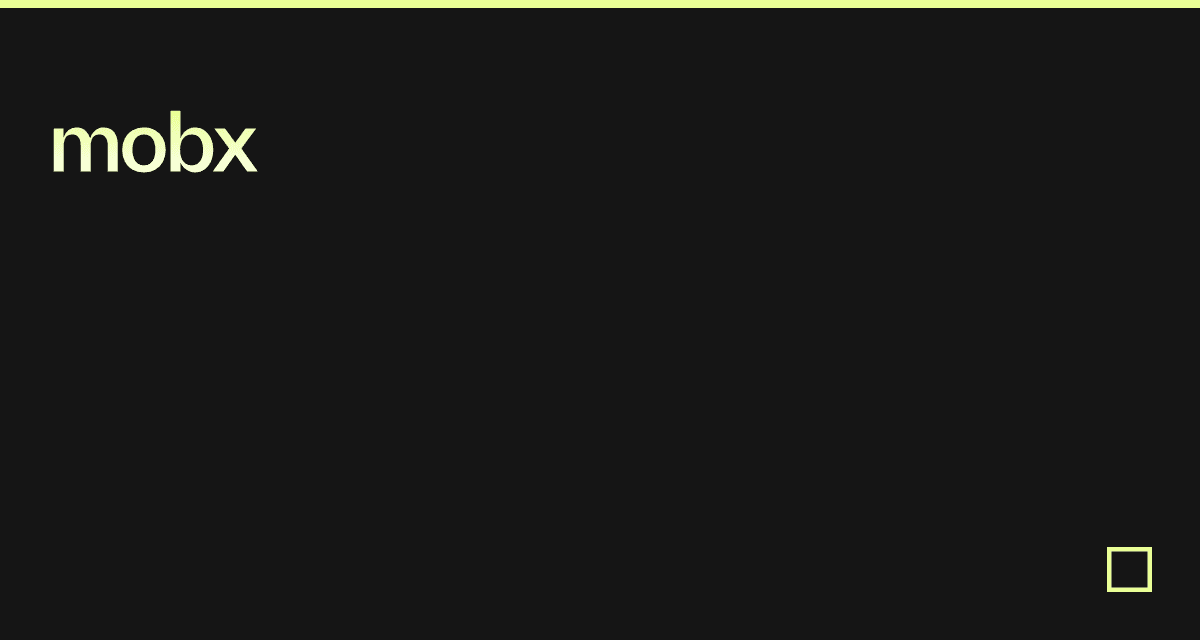 mobx - Codesandbox