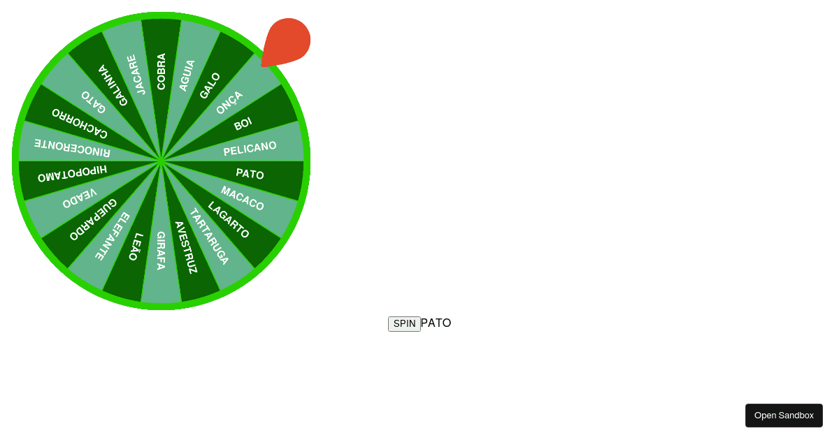 reactspinwheel (forked) Codesandbox