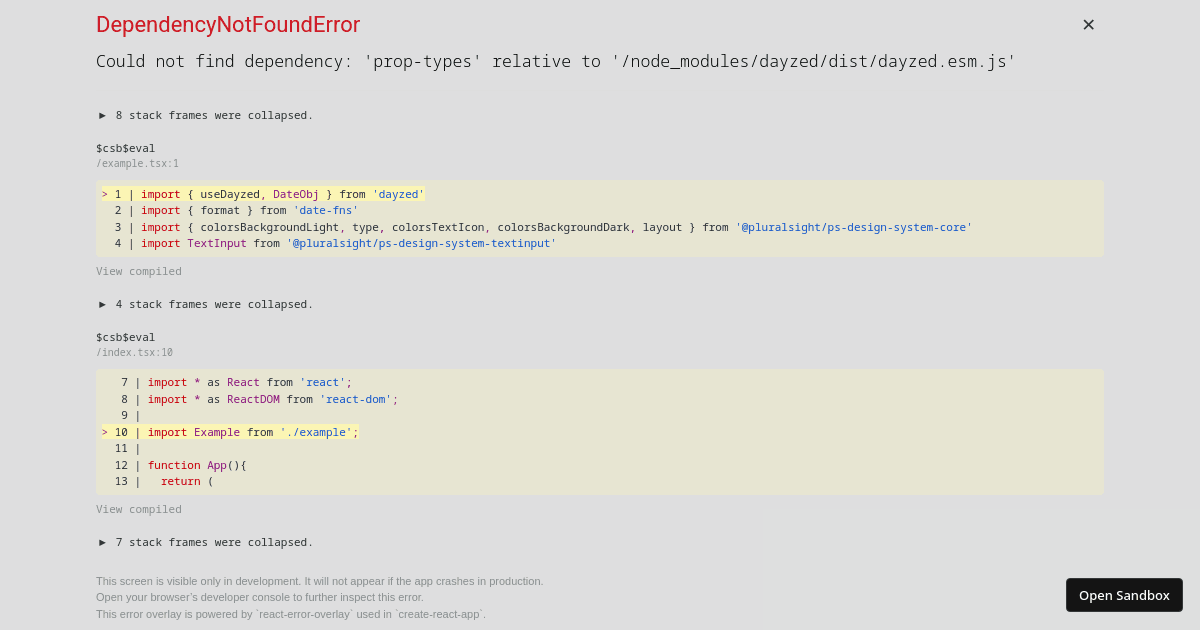 codesandboxer-example - Codesandbox
