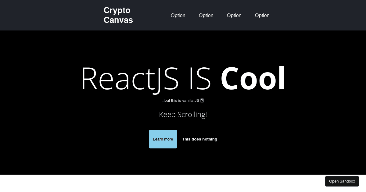 Basic Layout - Codesandbox