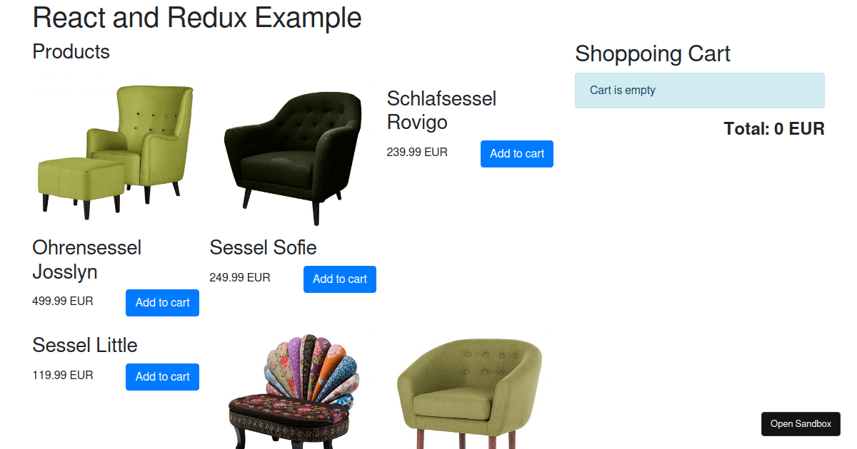 react - Codesandbox