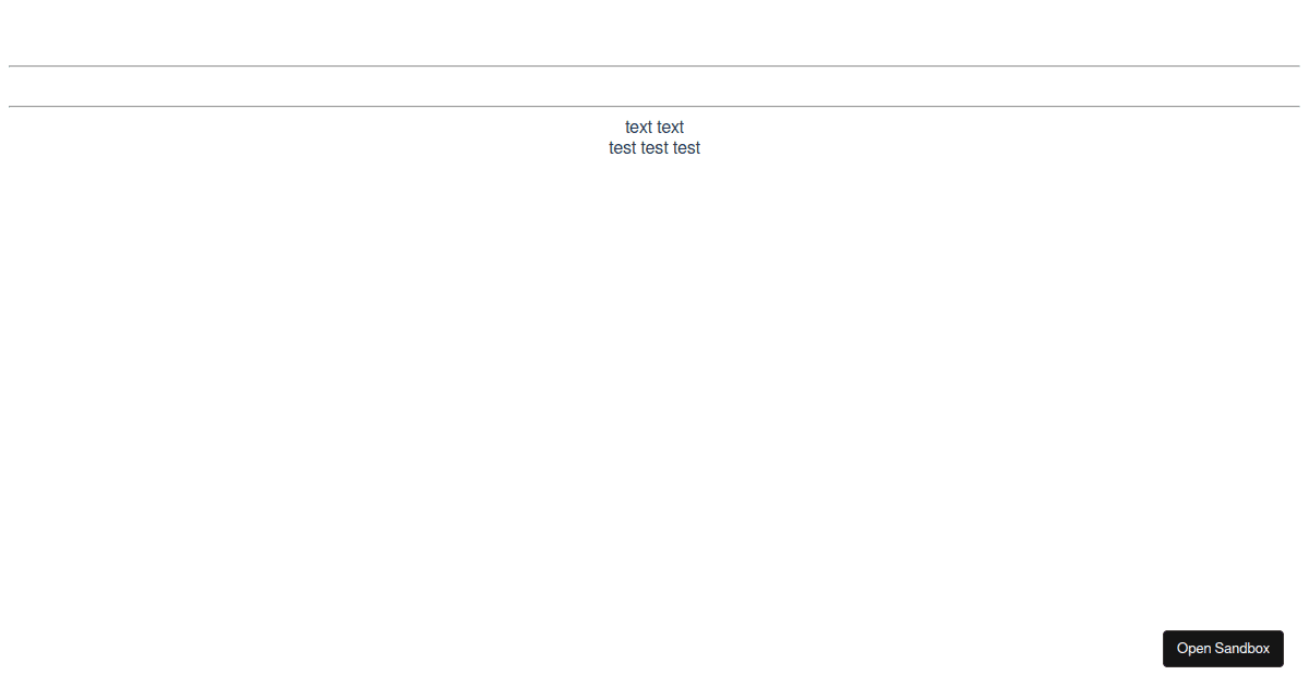 Passing html / component to another component - Codesandbox