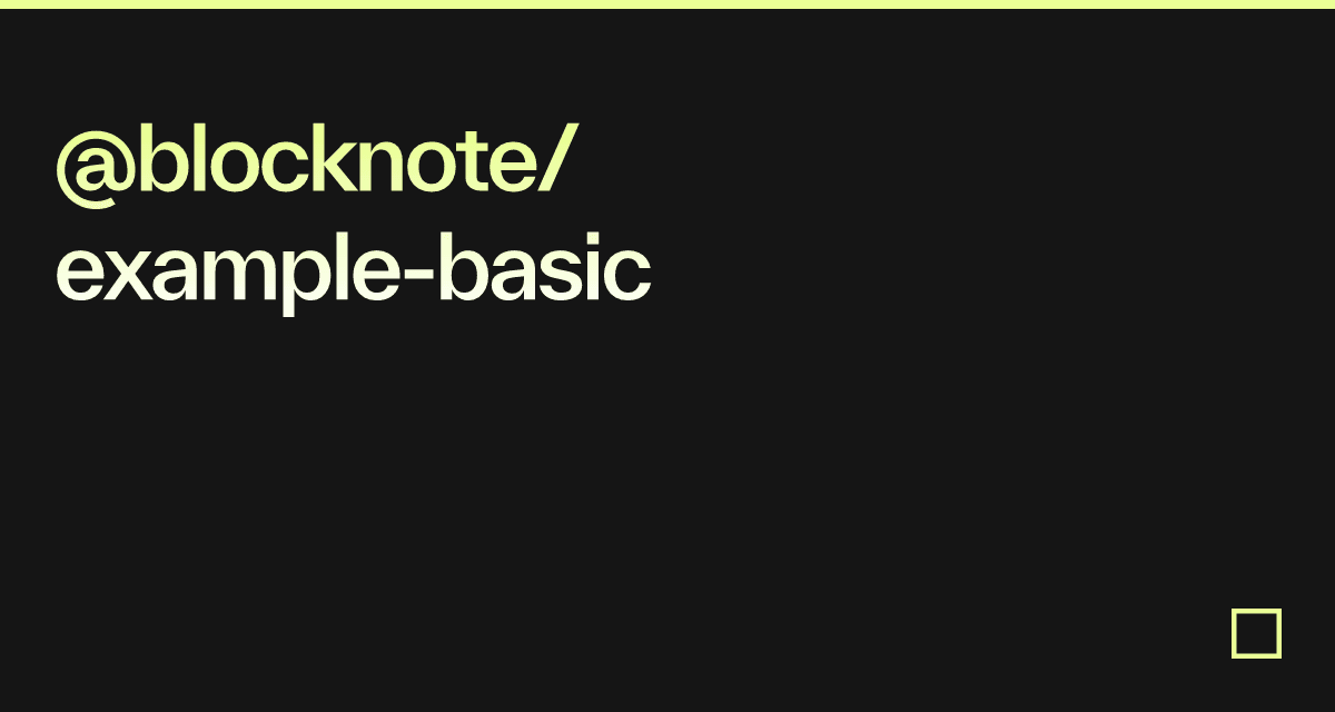 @blocknote/example-basic - Codesandbox