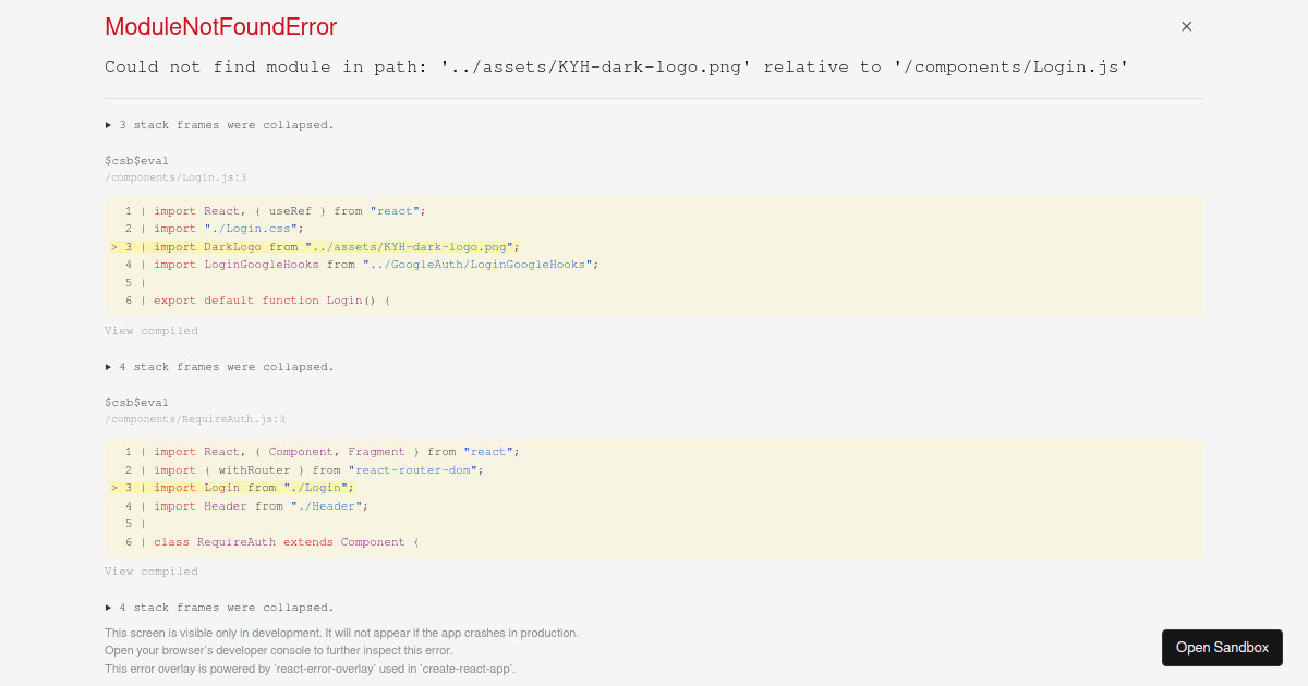Auth Wrapper (forked) - Codesandbox