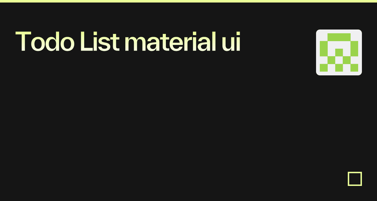 todo-list-material-ui-codesandbox