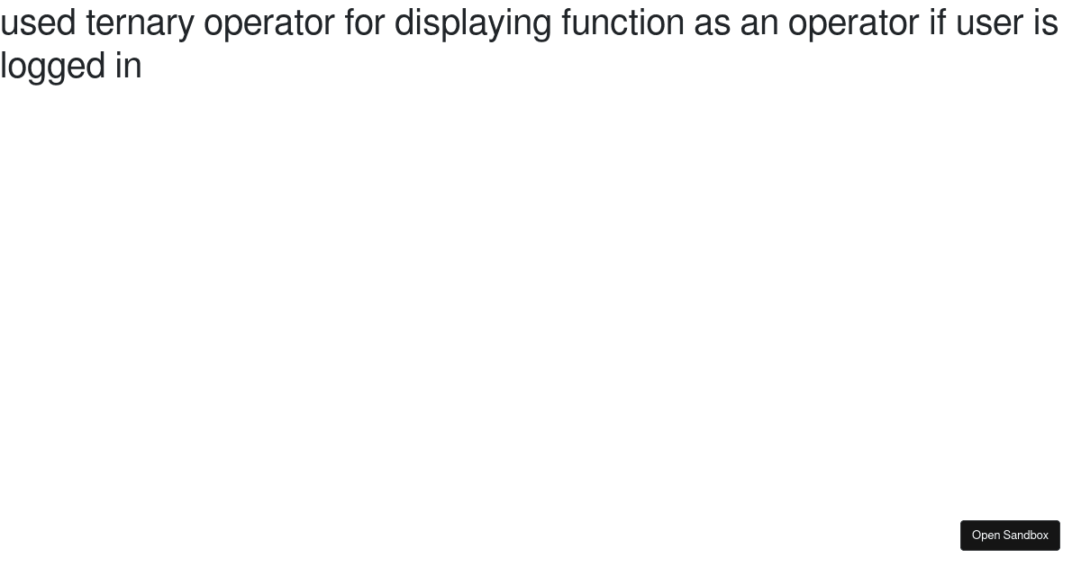 jay146/react-conditional-rendering - Codesandbox