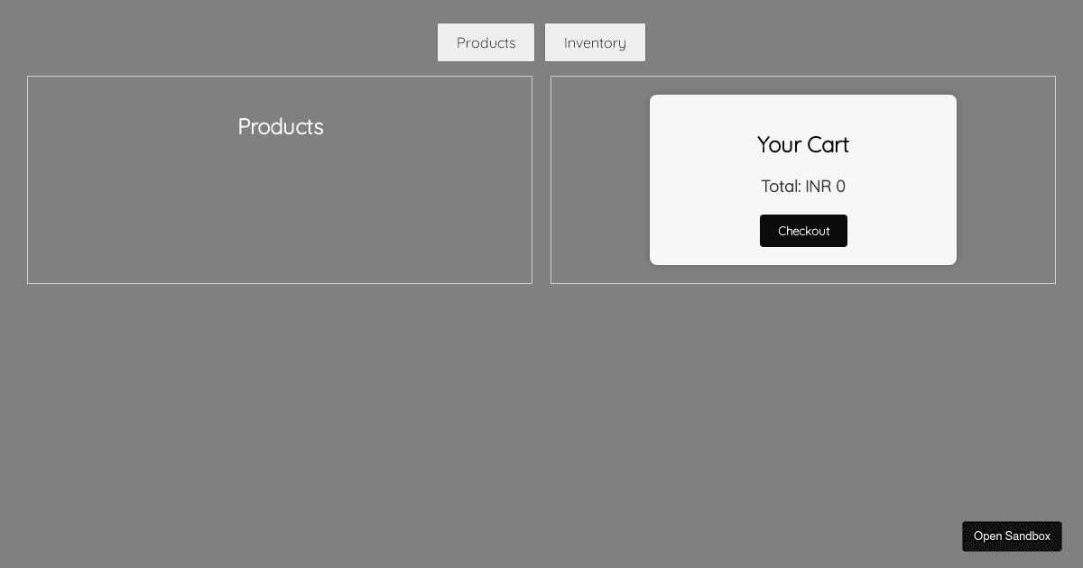 React (forked) - Codesandbox