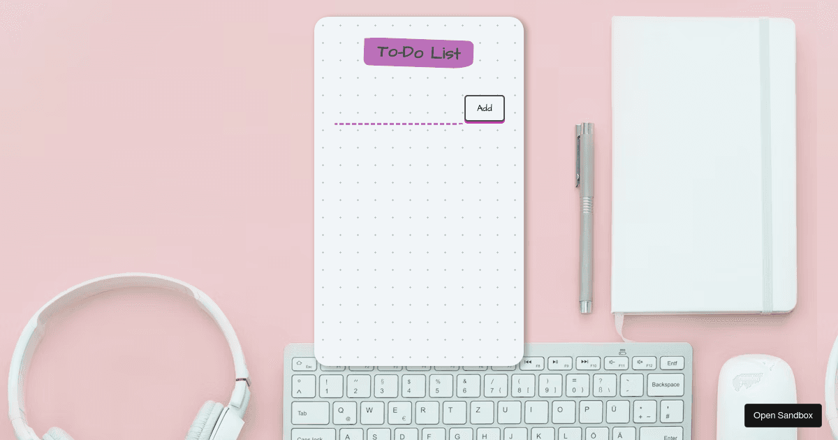 to-do-list - Codesandbox