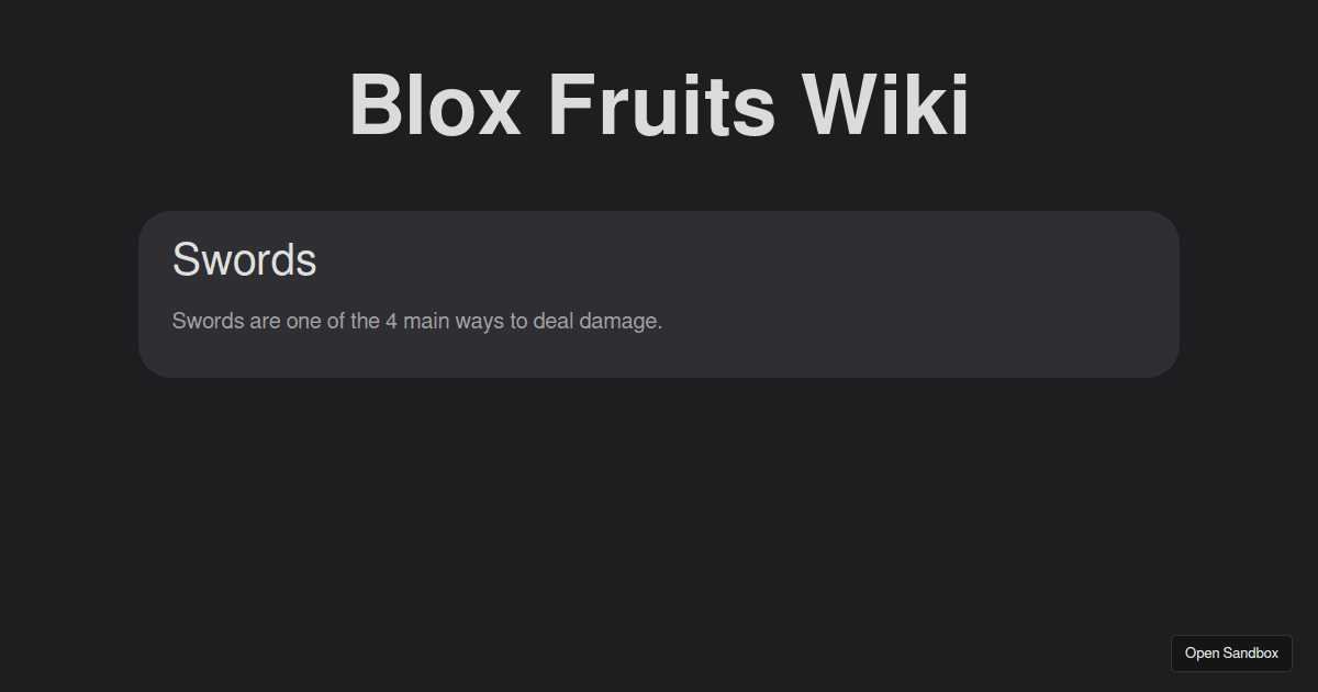 Blox Fruits, Blox Fruits Wiki