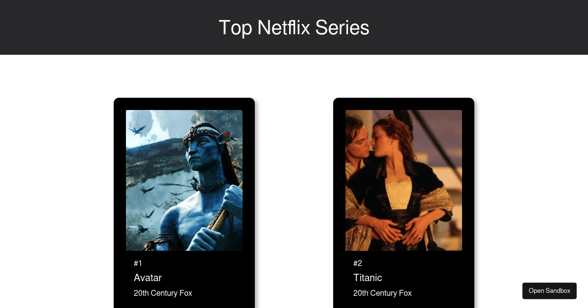 netflix-series - Codesandbox