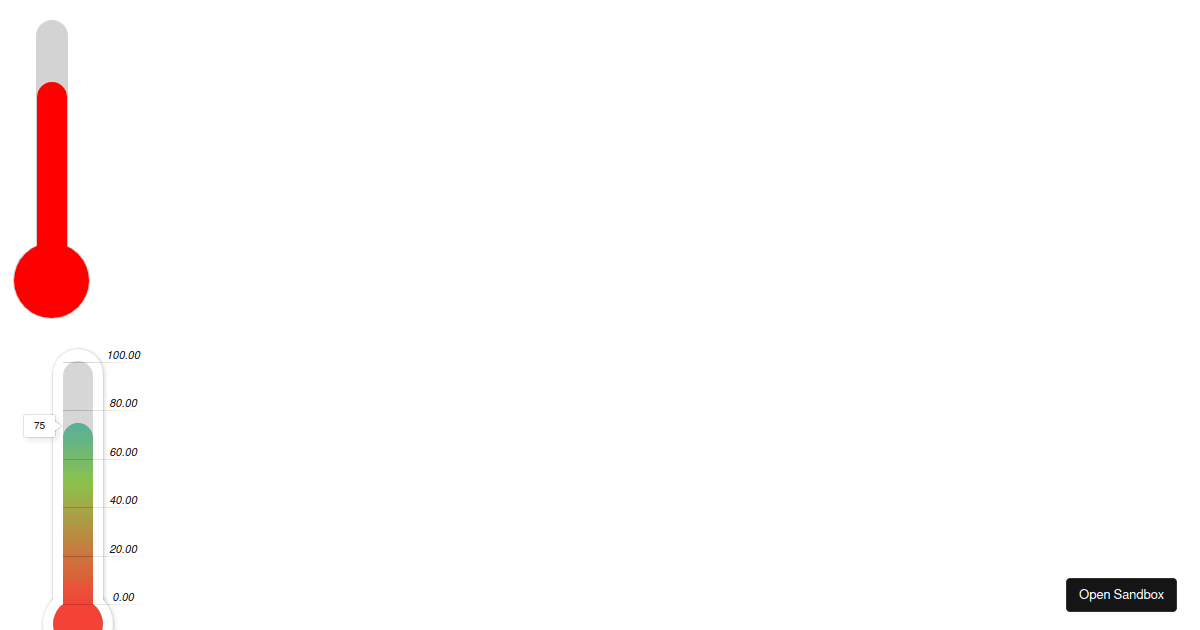 Thermometer Dependencies - Codesandbox