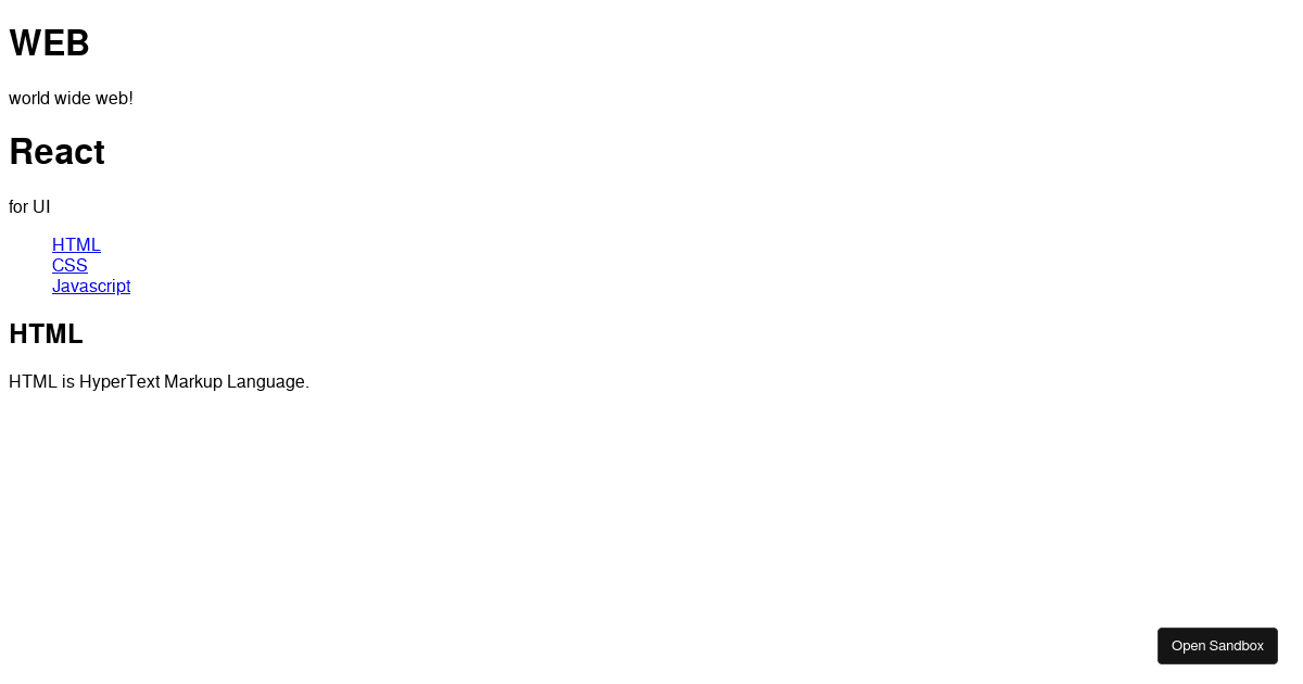 react - Codesandbox