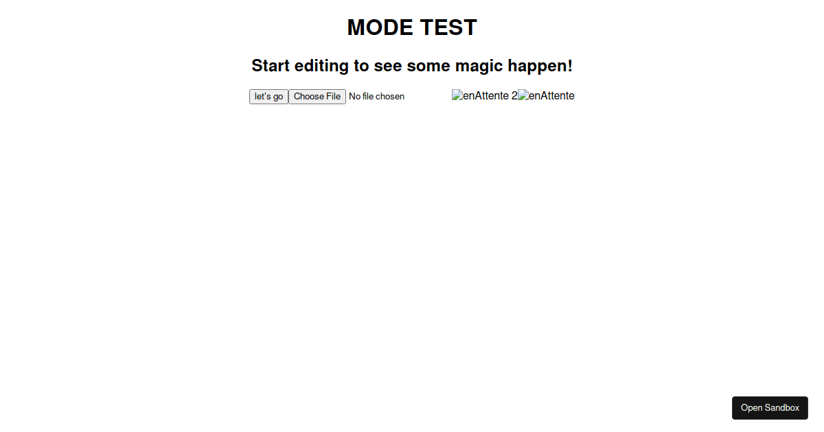test - Codesandbox