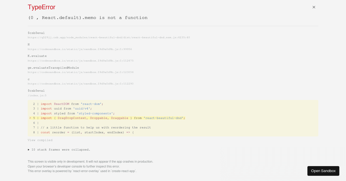 vertical list with multiple drop targets (forked) - Codesandbox