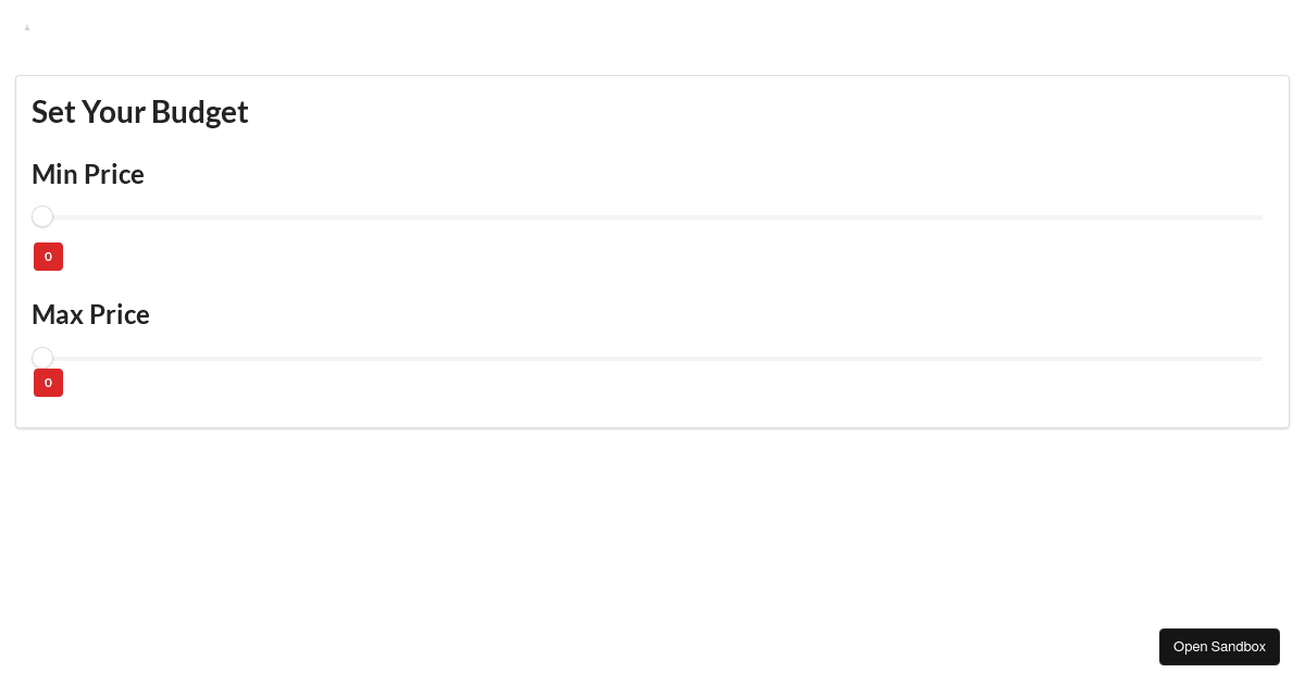 Slider - Codesandbox
