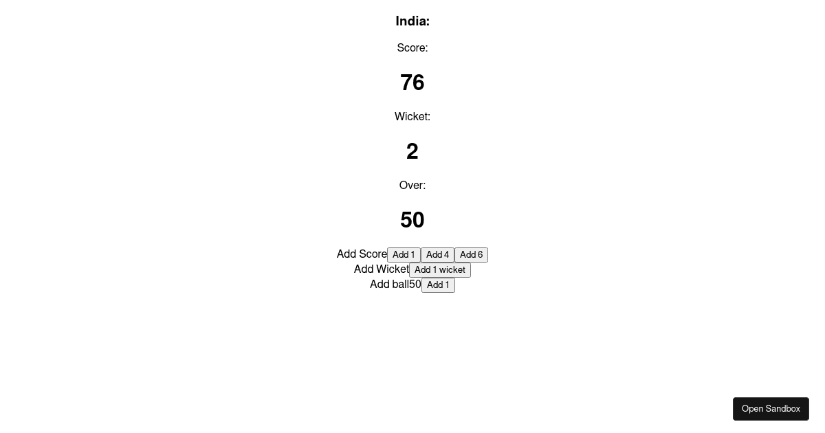 react - Codesandbox