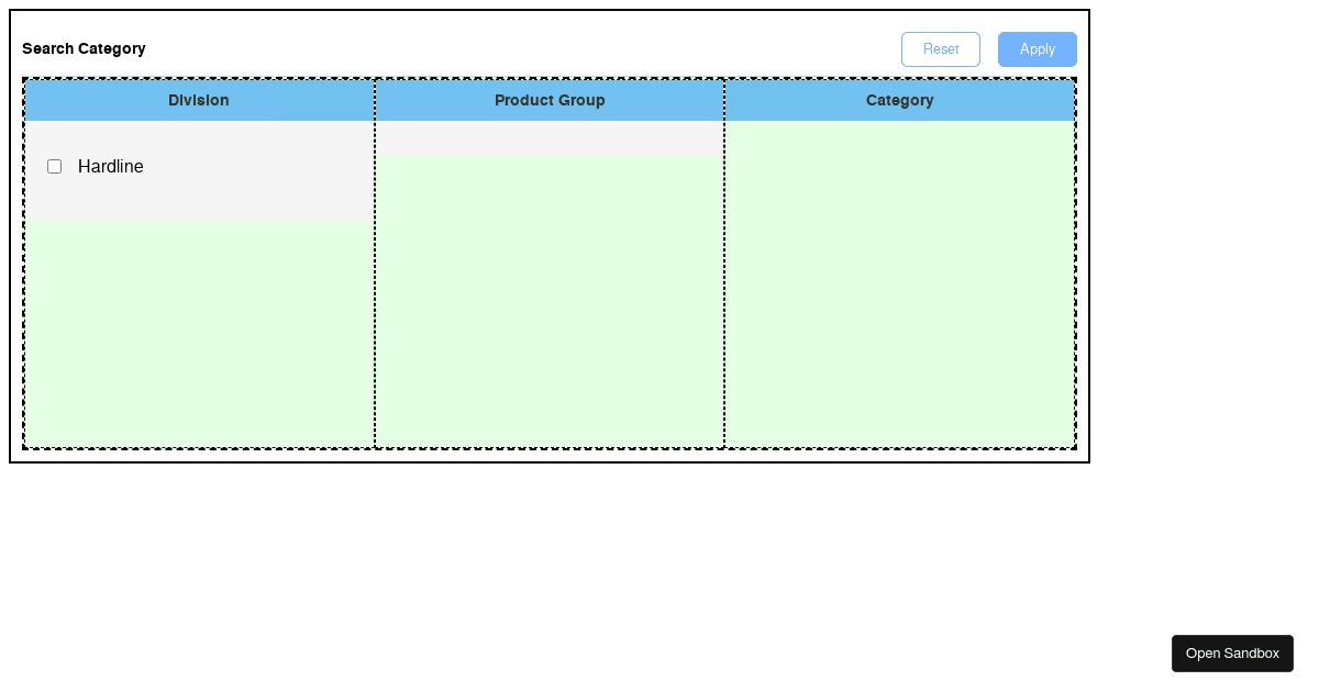 category-filter - Codesandbox