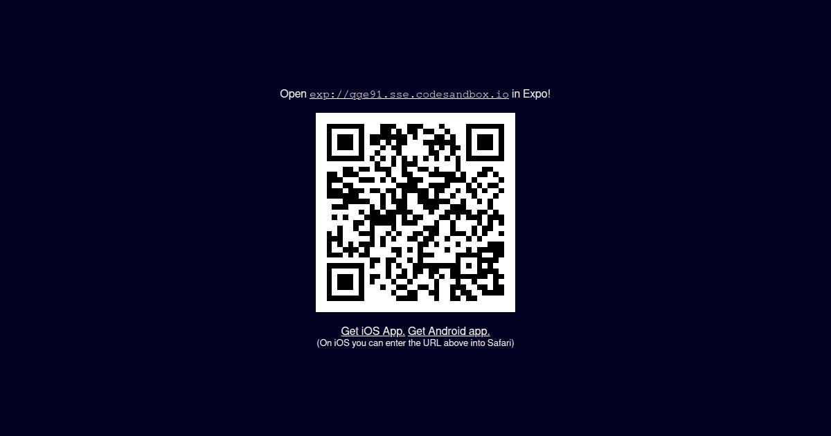 reactnativeexpolocationexample Codesandbox