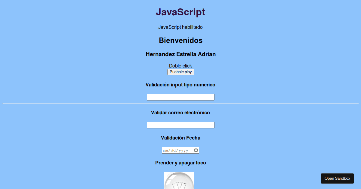 static - Codesandbox