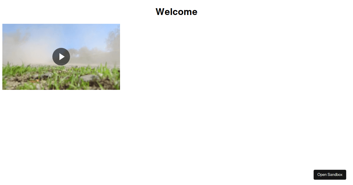 cloudinaryangularvideoplayer Codesandbox