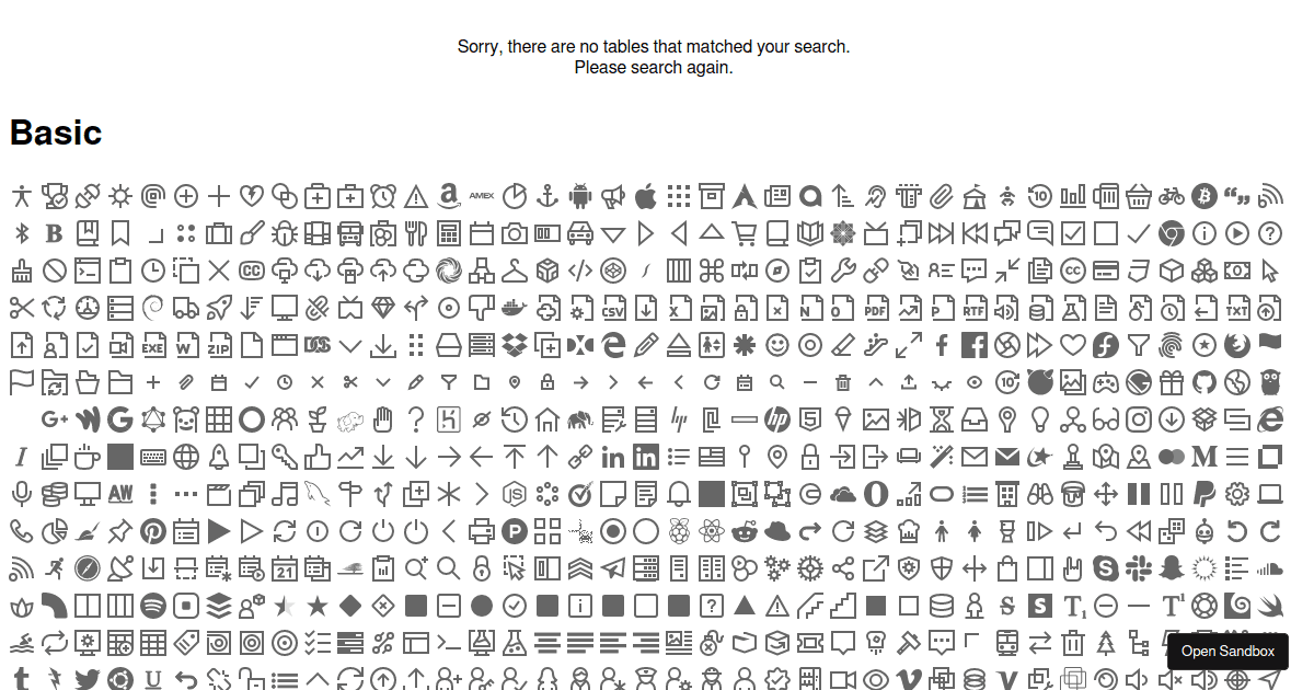 Grommeticons Codesandbox