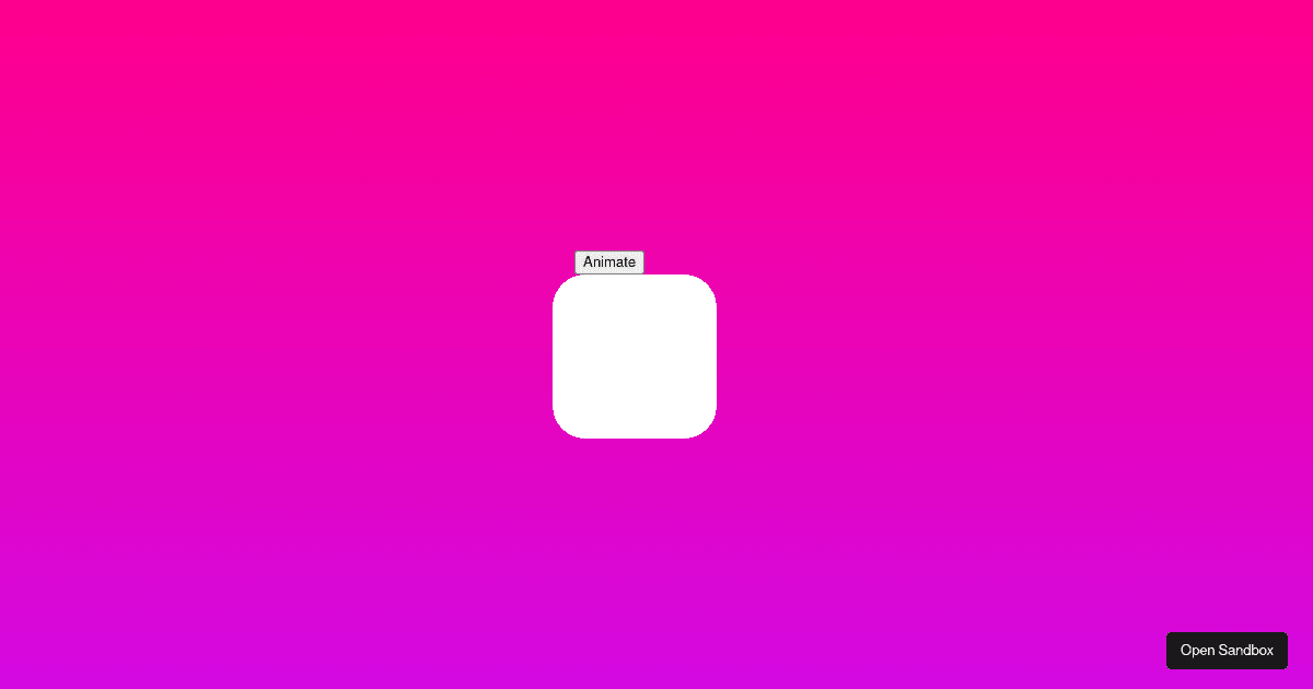 Framer Motion with Styled Components (forked) Codesandbox