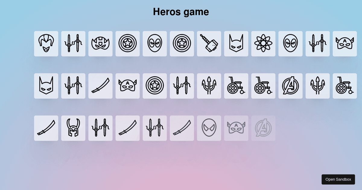 game - Codesandbox