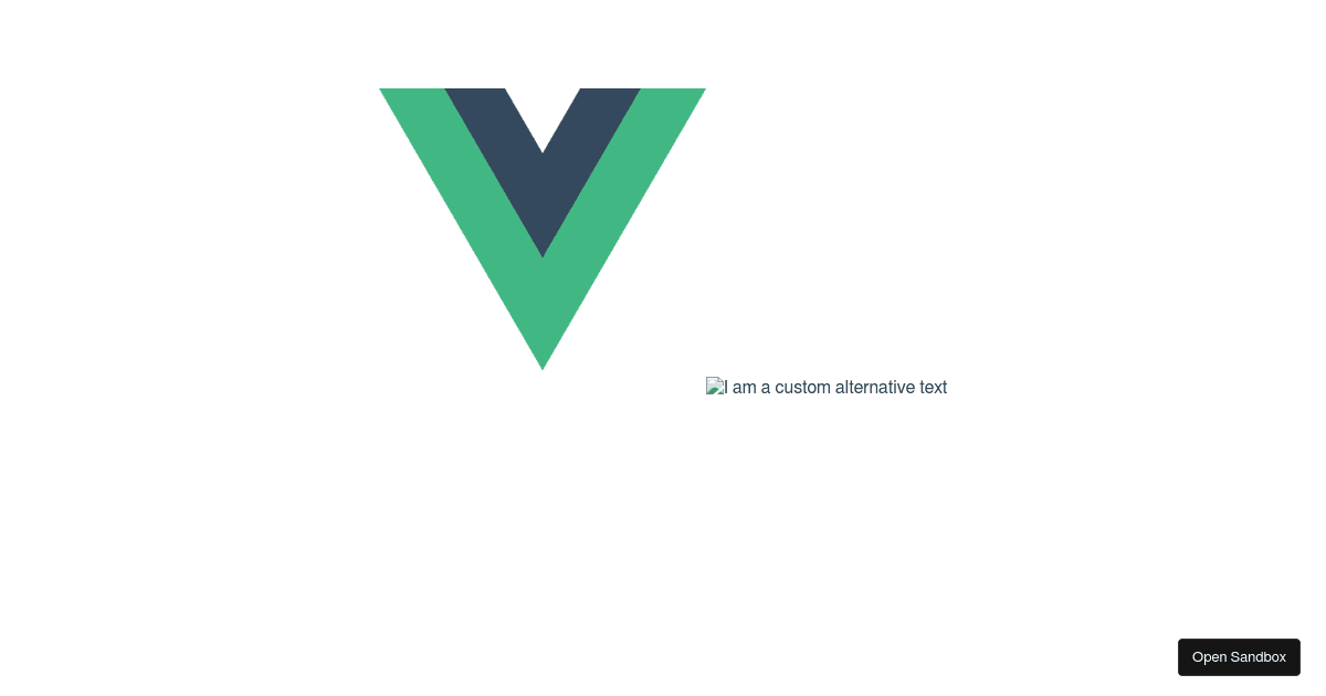 Vue Template Codesandbox