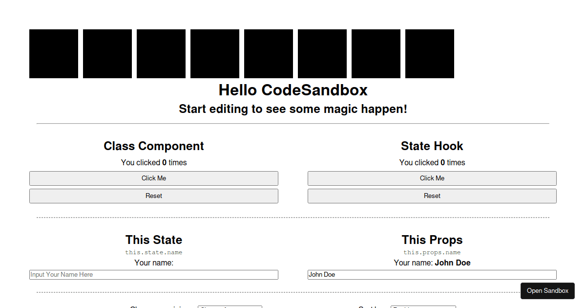state-hook-vs-class-component-react-codesandbox