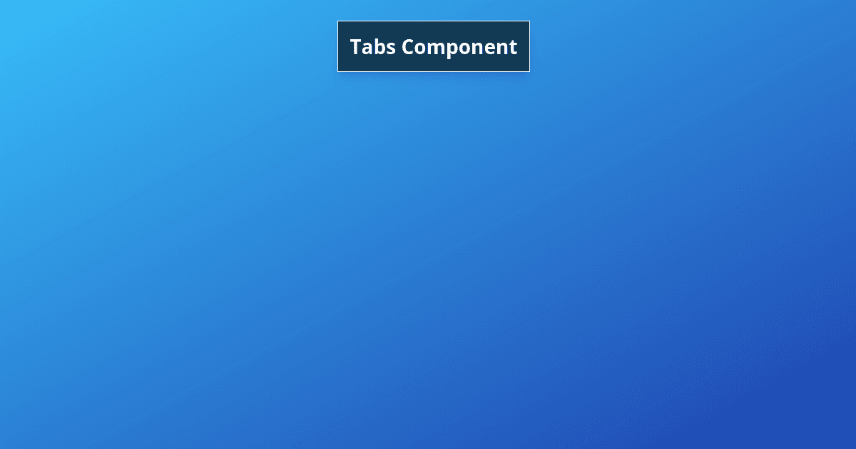 Starter - Tabs Component - Codesandbox