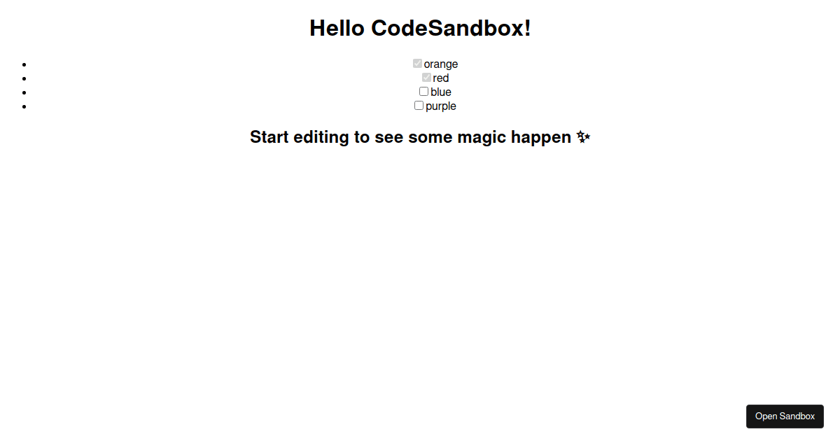 react widgets - Codesandbox