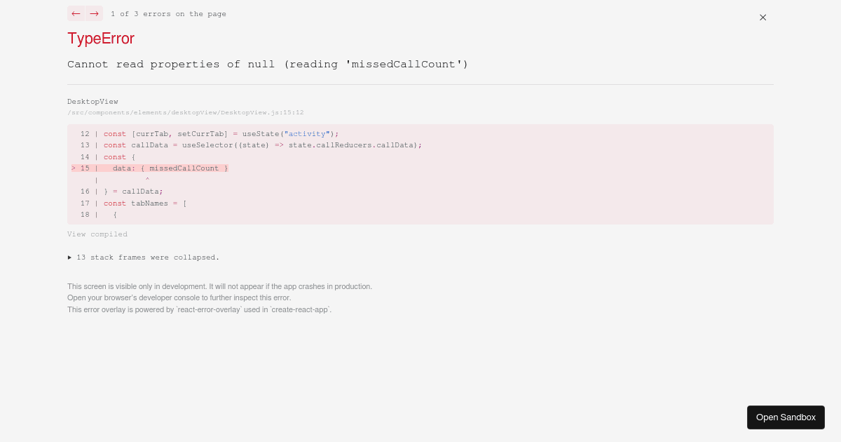 react - Codesandbox