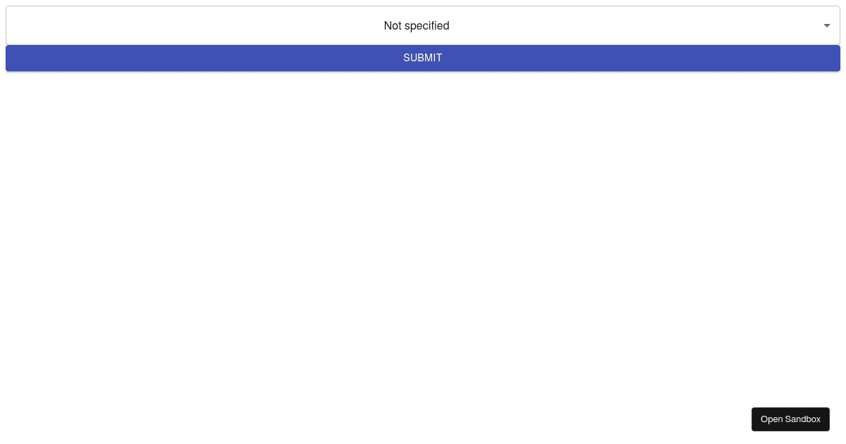 Dynamic Input / Select (V.2.0) - Codesandbox