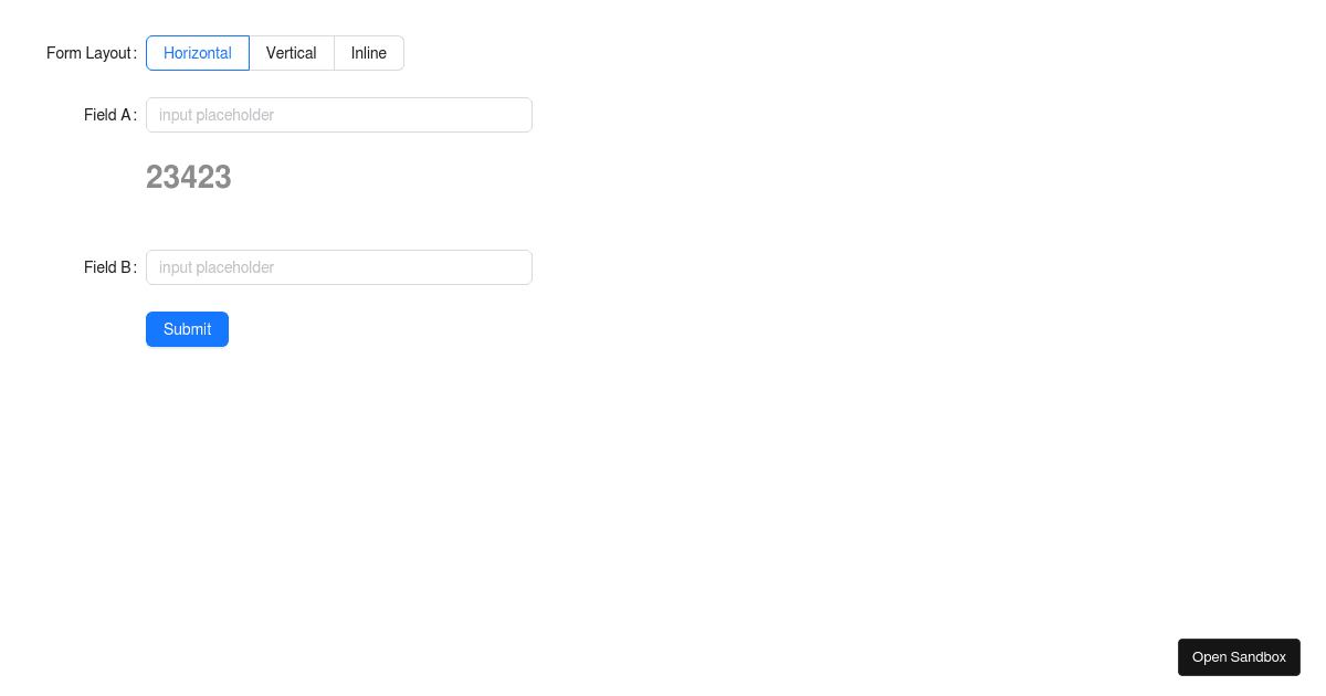 Form Layout - antd@5.8.2 (forked) - Codesandbox