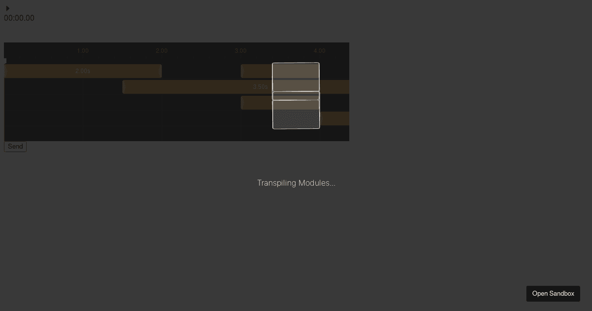 Timeline Editor (forked) - Codesandbox