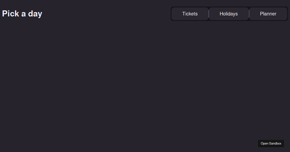 calendar-codesandbox