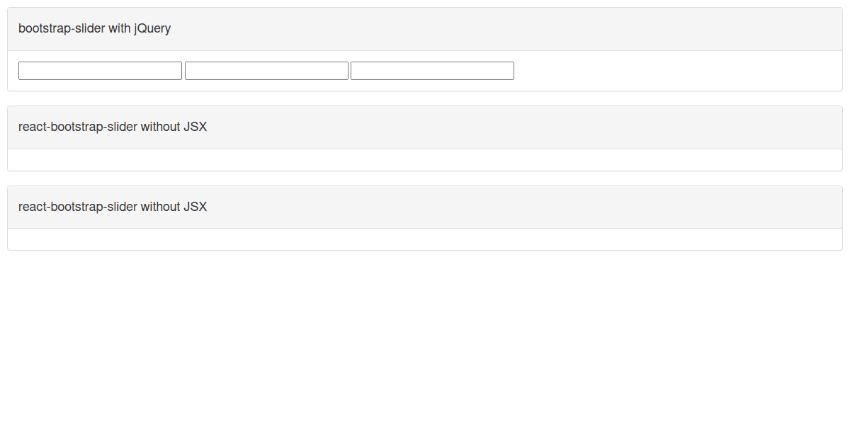 ReactBootstrapSlider Codesandbox