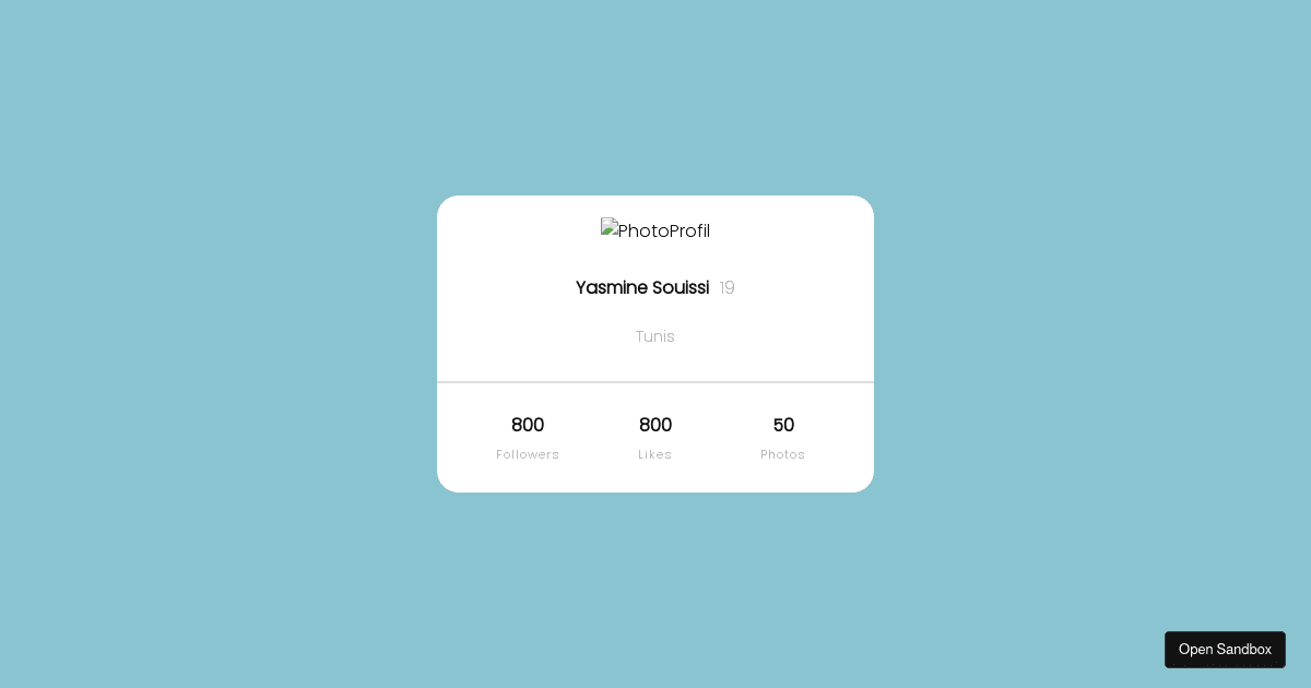 react - Codesandbox