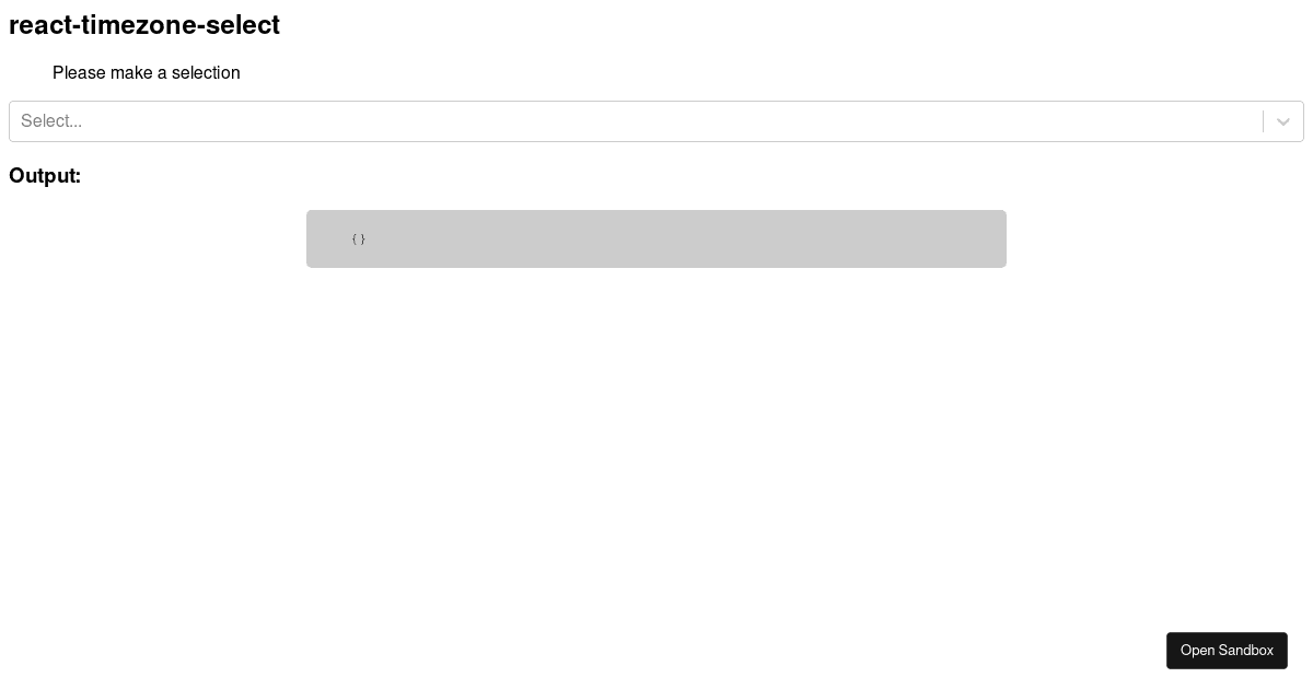 Base Web - Timezone picker (forked) - Codesandbox